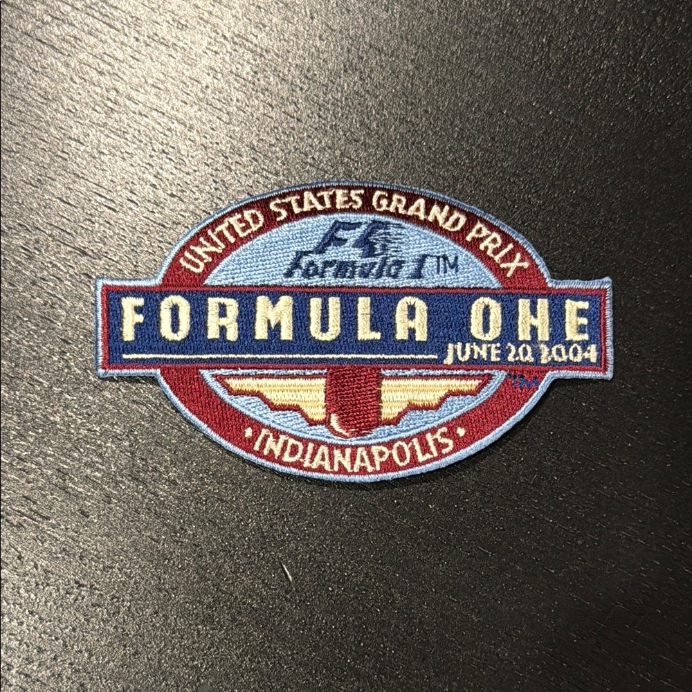 Formula 1 2004 United States Indianapolis Grand Prix Race Embroidered Patch